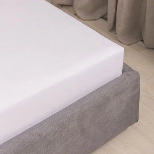 Простирадло на резинці Viluta Ранфорс відбілений 180х200+25 200*180+25_проня_рфб фото