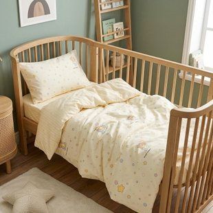 Комплект постільної білизни дитячий сатин твіл 853, жовтий 853_Baby фото