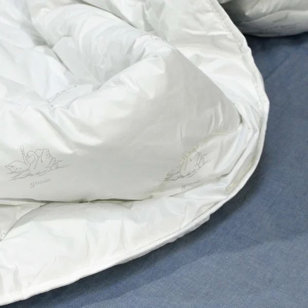 Ковдра стьобана Лебединий пух Viluta Двоспальна Soft 170х205 ковдра_soft_205*170 фото