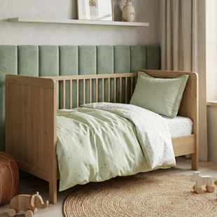 Комплект постільної білизни дитячий чесана бавовна 09, зелений 09_Baby_Warm_Cotton фото