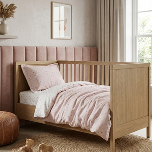 Комплект постільної білизни дитячий чесана бавовна 10, рожевий 10_Baby_Warm_Cotton фото